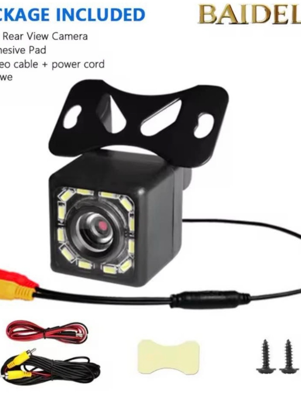 Black Night Vision Rear View Camera for Cars